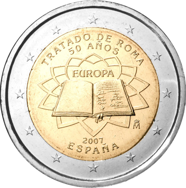 foto 2007 Spagna - 2 Euro Trattati di Roma