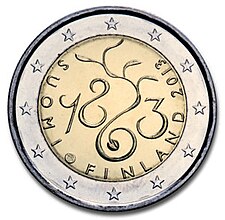 foto 2013 Finlandia - 2 Euro 150° anniversario del Parlamento