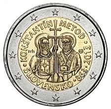 foto 2013 Slovacchia - 2 Euro 1150º anniversario Cirillo e Metodio