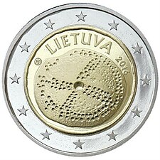 foto 2016 Lituania - 2 Euro cultura baltica