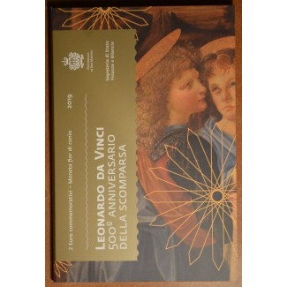 foto 2019 San Marino - 2 Euro 500º anniversario della scomparsa di Leonardo Da Vinci