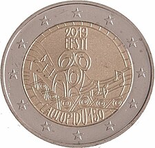 foto 2019 Estonia - 2 Euro 150º anniversario del primo Festival della canzone estone