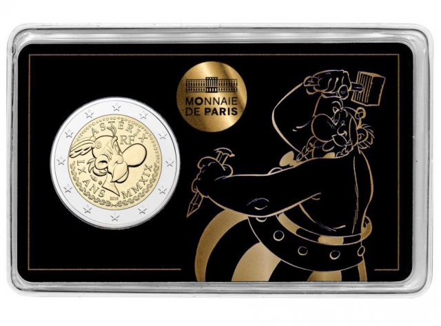 foto 2019 Francia - 2 Euro 60º anniversario Asterix coincard (Obelix) 
