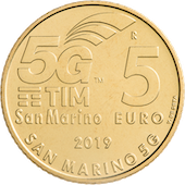 foto San Marino 2019 - 5 euro TIM