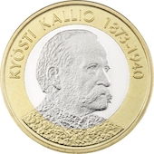 foto Finlandia 2016 - 5 euro Presidenti: Kyösti Kallio (1873-1940)