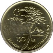foto Finlandia 2006 - 5 euro Demilitarizzazione di Aland