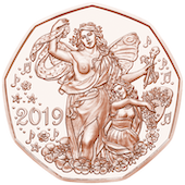 foto Austria 2019 - 5 Euro Nuovo anno