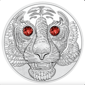 foto Austria 2022 - 20 euro Argento La Potenza della Tigre FS