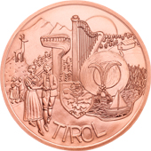 foto Austria 2014 - 10 euro Provincia di Tirolo