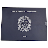 foto Italia 2025 - Divisionale Serie 10 monete Proof con le 2 monete del 2024