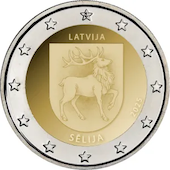 foto Lettonia 2025 - 2 Euro Selonia