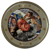 foto San Marino 2026 - 2 euro 450º anniversario della scomparsa di Tiziano