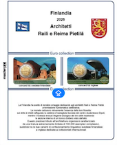 foto Aggiornamento Masterphil 2 euro Finlandia 2026 Architetti Raili e Reima Pietilä
