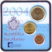 foto San Marino 2004 - Mini set 1 + 10 cent, 1  euro